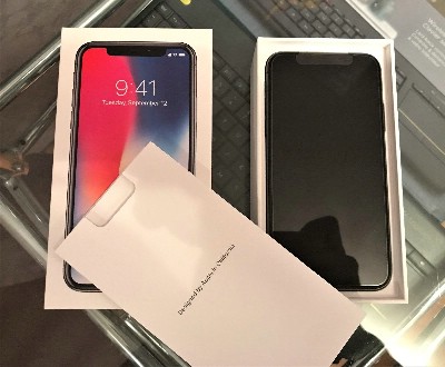 Apple iPhone X 64GB/265GB for 400 EUR